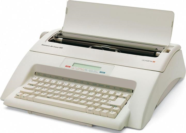 Machine à écrire électrique Olympia DeLuxe